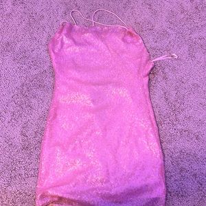 pink sparkly dress